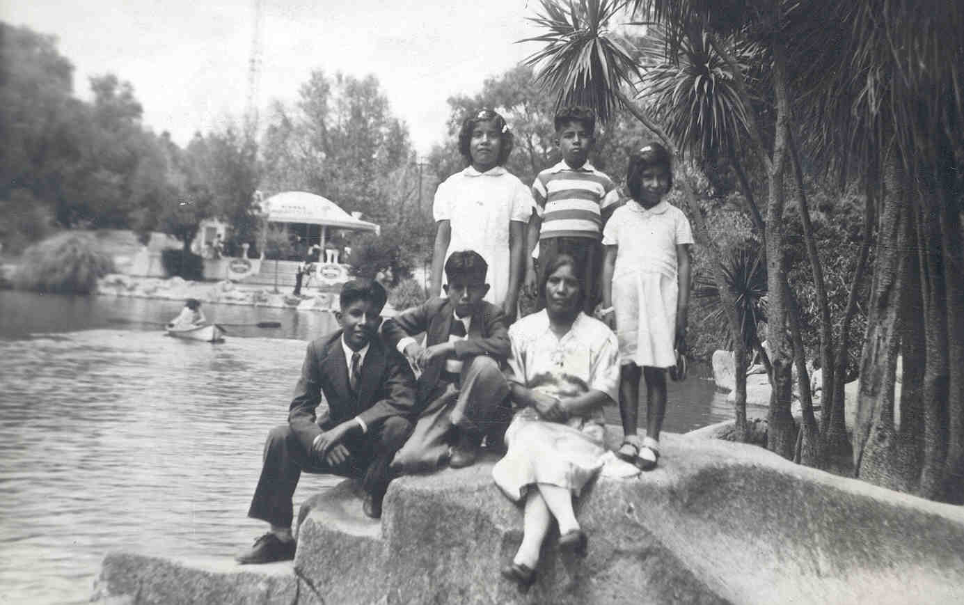 Familia reunida — fotografía histórica